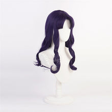 Load image into Gallery viewer, Katsuragi Misato Cosplay Wig Women Purple Long Wavy Fake Hair Katsuragi Anime Role Play Wigs
