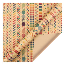 Load image into Gallery viewer, Christmas Art Craft Paper Snowflake Print Wrapping Paper New Year Xmas Party Wedding Flowers Packaging Supplies Diy Craft Paper
