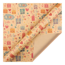 Load image into Gallery viewer, Christmas Art Craft Paper Snowflake Print Wrapping Paper New Year Xmas Party Wedding Flowers Packaging Supplies Diy Craft Paper

