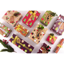 Load image into Gallery viewer, 3pcs Christmas Gift Wrapping Paper Xmas Tree Snowflake Christmas Decorations For Home Birthday Party Wedding Diy Craft
