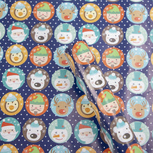 Load image into Gallery viewer, 3pcs Christmas DIY Wrapping Paper Roll Christmas kraft Paper Xmas PartY Gift Wrapping  New Year Christmas Decoration 70X50cm
