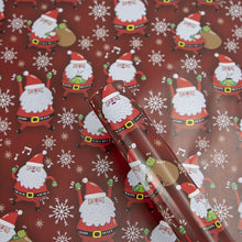 Load image into Gallery viewer, 3pcs Christmas DIY Wrapping Paper Roll Christmas kraft Paper Xmas PartY Gift Wrapping  New Year Christmas Decoration 70X50cm
