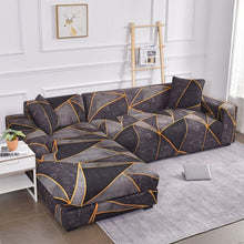 Load image into Gallery viewer, Plain Corner Sofa Covers for Living Room Elastic Spandex Couch Cover Stretch Slipcovers L Shape Sofa Need Buy 2pcs Sofa Cover
