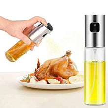 Load image into Gallery viewer, Kitchen Stainless Steel Olive Oil Sprayer Bottle Pump Oil Pot Leak-proof Grill BBQ Sprayer Oil Dispenser BBQ Cookware Tools

