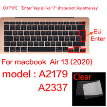 Load image into Gallery viewer, Keyboard Protectors For Apple Macbook pro13/11Air 13/15 Retina12 inch silicone Keyboard cover
