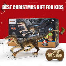 Load image into Gallery viewer, Kid RC Dinosaur Toys For Boys Intelligent Raptor Remote Control Jurassic Dinosaur Electric Walking Animals Toys Children Gift
