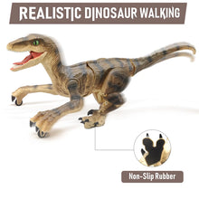 Load image into Gallery viewer, Kid RC Dinosaur Toys For Boys Intelligent Raptor Remote Control Jurassic Dinosaur Electric Walking Animals Toys Children Gift
