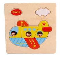 Load image into Gallery viewer, Kids 3D Puzzles Jigsaw Wooden Toys For Children Cartoon Animal Traffic Puzzles Intelligence Children Early Educational Toys
