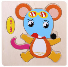 Load image into Gallery viewer, Kids 3D Puzzles Jigsaw Wooden Toys For Children Cartoon Animal Traffic Puzzles Intelligence Children Early Educational Toys
