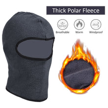 Load image into Gallery viewer, Kids Balaclava Hat Winter Full Face Ski Mask Thermal Windproof Polar Fleece Neck Warmer for Boys Girls Skiing Cycling Hiking
