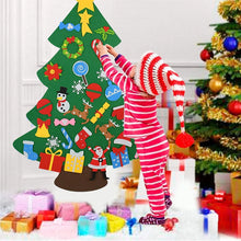 Load image into Gallery viewer, Kids DIY Felt Christmas Tree Christmas Decoration for Home Navidad  New Year Gifts Christmas Ornaments Santa Claus Xmas Tree
