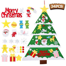 Load image into Gallery viewer, Kids DIY Felt Christmas Tree Merry Christmas Decorations For Home Christmas Ornaments Navidad  New Year Gifts Xmas Tree
