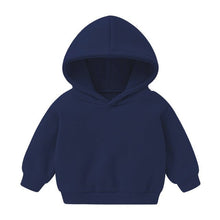 Load image into Gallery viewer, Kids Hooded Sweater Toddler Baby Boys Girls Clothes Solid Plain Hoodie Sweatshirt Tops Girl Autumn Winter Hoodies Coat
