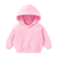Load image into Gallery viewer, Kids Hooded Sweater Toddler Baby Boys Girls Clothes Solid Plain Hoodie Sweatshirt Tops Girl Autumn Winter Hoodies Coat
