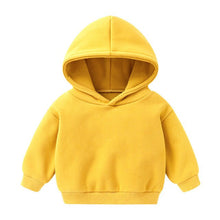 Load image into Gallery viewer, Kids Hooded Sweater Toddler Baby Boys Girls Clothes Solid Plain Hoodie Sweatshirt Tops Girl Autumn Winter Hoodies Coat
