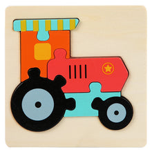 Load image into Gallery viewer, Kids Wooden Toys 3D Wood Puzzle Cartoon Animals Cognitive Jigsaw Puzzle Early Learning Educational Toys For Children Gift
