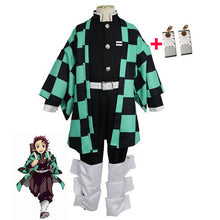 Load image into Gallery viewer, Kimetsu No Yaiba Demon Slayer Kids Cosplay Costume Halloween Carnival Gorgeous Funny Costume Nezuko Kids Wear
