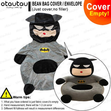 Load image into Gallery viewer, Children Cartoon Sofa Cover Boy Prince Soft Velvet Beanbag Chair Pouf Ottoman Armchair Cute Couch Seat Puff Futon Kids Furniture

