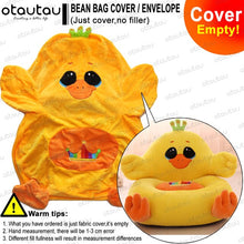 Load image into Gallery viewer, Children Cartoon Sofa Cover Beanbag Chair Cute Pouf Ottoman Armchair Couch Soft Velvet Floor Seat Puff Futon Kids Furniture Gift
