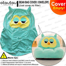 Load image into Gallery viewer, Children Cartoon Sofa Cover Beanbag Chair Cute Pouf Ottoman Armchair Couch Soft Velvet Floor Seat Puff Futon Kids Furniture Gift

