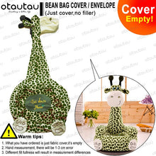 Load image into Gallery viewer, Children Cartoon Sofa Cover Beanbag Chair Cute Pouf Ottoman Armchair Couch Soft Velvet Floor Seat Puff Futon Kids Furniture Gift
