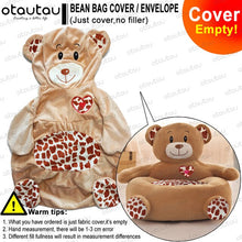 Load image into Gallery viewer, Children Cartoon Sofa Cover Beanbag Chair Cute Pouf Ottoman Armchair Couch Soft Velvet Floor Seat Puff Futon Kids Furniture Gift
