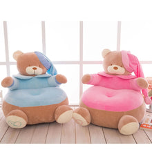 Load image into Gallery viewer, Children Sofa Cover Baby Soft Velvet Armchair Boy Girl Pouf Ottoman Futon Gaming Couch Kids Furniture Cute Plush Teddy Bear Seat
