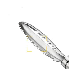 Load image into Gallery viewer, Kitchen accessories Stainles Fish Scales Scraping Graters Fast Remove Fish Cleaning Peeler Scraper Fish bone tweezers tool gadge
