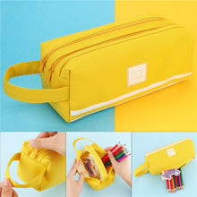 Load image into Gallery viewer, Pencil Case Creative Korea Fabric Pen Box Pouch Case School Office Stationary Supplies
