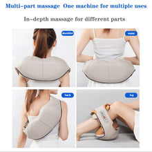 Load image into Gallery viewer, Kneading Massage Shawl hiatsu Back Neck Shoulder Body Massager Infrared Heated Car Home Massager
