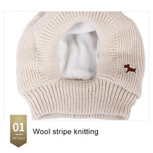 Load image into Gallery viewer, Knitted Hat Winter Warm Puppy Cap Fashion Rabbit Ear Design Beanie for Cute Pet Dog Cat  Puppy Animal Christmas Hat Knitted Hats for dog

