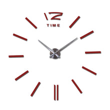 Load image into Gallery viewer, Wall Clocksale   watch clocks    acrylic mirror stickers Living Room
