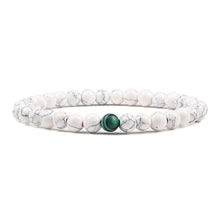 Load image into Gallery viewer, Couples Distance Beads Bracelet Classic Black Matte Green Malachite Bracelets Suitable Women Men Yoga Elastic Strand Jewelry
