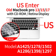 Load image into Gallery viewer, 2PCS Keyboard Protector for Macbook Air Pro 11 12 13 15 16 2020 Thin Silicone

