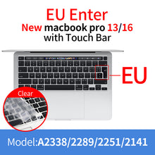 Load image into Gallery viewer, 2PCS Keyboard Protector for Macbook Air Pro 11 12 13 15 16 2020 Thin Silicone
