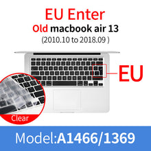 Load image into Gallery viewer, 2PCS Keyboard Protector for Macbook Air Pro 11 12 13 15 16 2020 Thin Silicone
