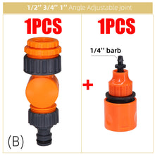 Load image into Gallery viewer, Faucet Quick Connectors Rotatable Water Tap Splitter 1/2" 3/4" 1" Thread Adapter Garden Farm Irrigation Car Wash Swivel Joints
