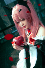 Load image into Gallery viewer, Krul Tepes 100CM Long Straight  Wig Owari no Seraph Of The End Synthetic Hair Anime Cosplay Wig Ponytail Wigs
