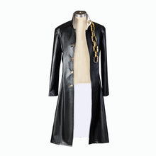 Load image into Gallery viewer, Kujo Jotaro Cosplay Leather Cosplay  JoJo's Bizarre Adventure Costume coat and hat for Halloween Party costume
