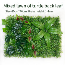 Load image into Gallery viewer, Artificial Plant Wall Lawn 40x60cm Plastic Artificial Turf Home Garden Shop Shopping Center Home Decoration Green Carpet Grass
