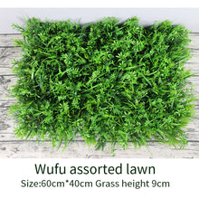 Load image into Gallery viewer, Artificial Plant Wall Lawn 40x60cm Plastic Artificial Turf Home Garden Shop Shopping Center Home Decoration Green Carpet Grass
