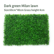 Load image into Gallery viewer, Artificial Plant Wall Lawn 40x60cm Plastic Artificial Turf Home Garden Shop Shopping Center Home Decoration Green Carpet Grass
