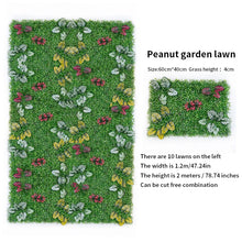 Load image into Gallery viewer, Artificial Plant Wall Lawn 40x60cm Plastic Artificial Turf Home Garden Shop Shopping Center Home Decoration Green Carpet Grass
