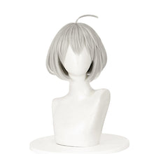 Load image into Gallery viewer, L-email wig Anime Tokyo Revengers Senju Kawaragi Cosplay Wig 30cm Short Silver Grey Wig Woman Wigs Synthetic Hair Heat Resistant
