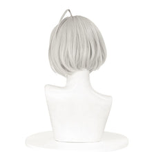 Load image into Gallery viewer, L-email wig Anime Tokyo Revengers Senju Kawaragi Cosplay Wig 30cm Short Silver Grey Wig Woman Wigs Synthetic Hair Heat Resistant
