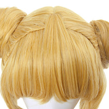Load image into Gallery viewer, L-email wig Synthetic Hair Usagi Tsukino Cosplay Wigs Super Long Blonde Wigs with Buns Heat Resistant Cosplay Wig Halloween
