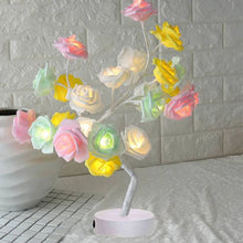 Load image into Gallery viewer, LED Table Lamp Lights Rose Flower Tree USB Night Lights Home Decoration Parties Xmas Christmas Wedding Bedroom Decor Rose Lamp
