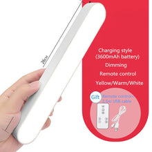 Load image into Gallery viewer, LED eye protection night light wireless touch dimming USB reading lamp bedroom living room cabinet bathroom lighting table lamps
