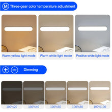 Load image into Gallery viewer, LED eye protection night light wireless touch dimming USB reading lamp bedroom living room cabinet bathroom lighting table lamps
