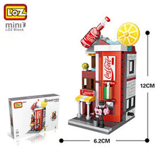 Load image into Gallery viewer, LOZ Building Blocks City View Scene Coffee Shop Retail Store Architectures Assembly Toy Christmas Gift for Children Adult
